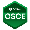 osce-badge Offensive Security Certified Expert badge